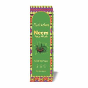 Meibotan Neem Foaming Face wash with Vitamin E Ghritkumari, Glycerine,Gel Base| Reduces pimples| Purifies skin|Sulphate free face wash|Paraben Free| 150 ml x Pack of 1