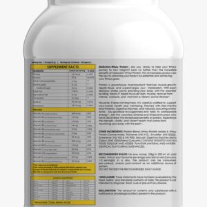 Meibotan 100% Whey (2 lbs/990 g) (Mango Flavor) Protein Powder for Muscle Support & Recovery, Vegetarian – Primary Source Whey Blend