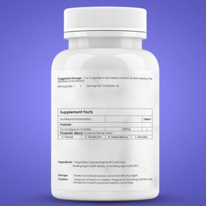 Meibotan 4 Strains 165 Million CFU Probiotics Capsules for (Age 15+)